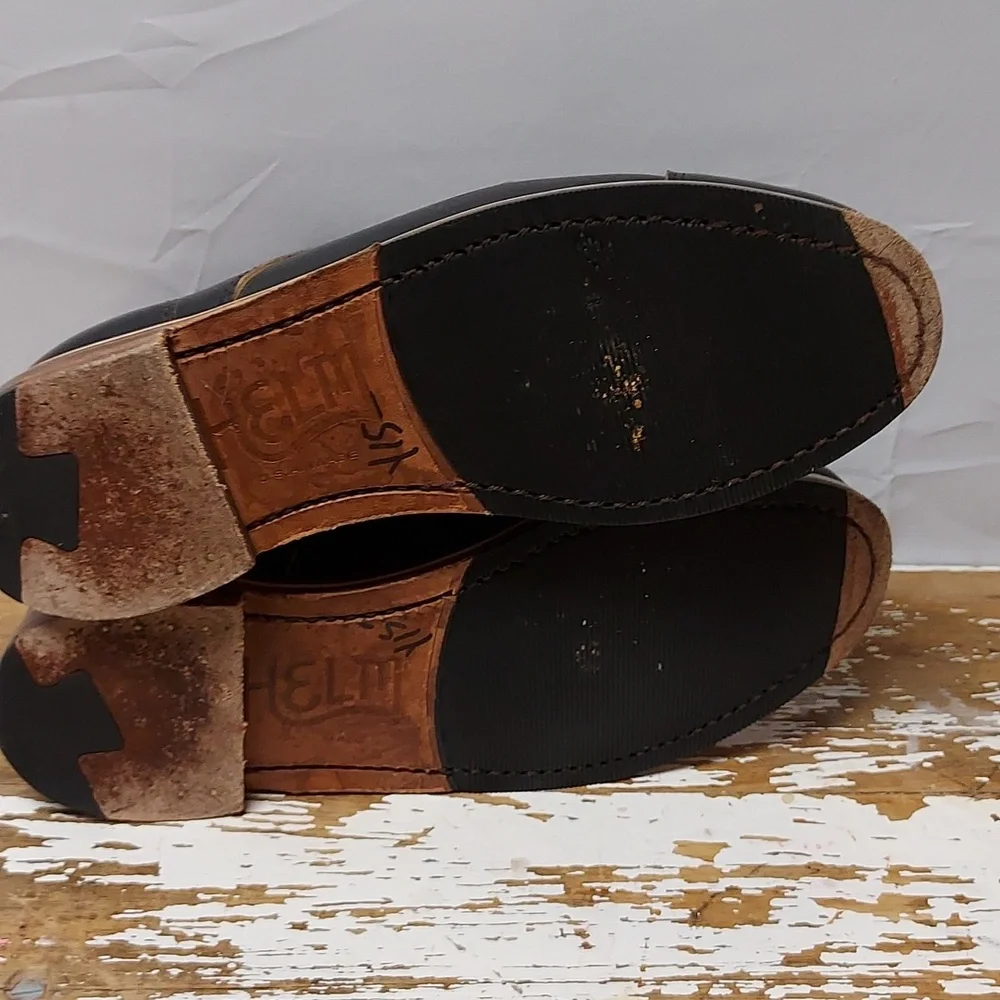 Helm Hollis Black Leather Boot Size 7.5 - Picture 6 of 8